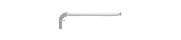 Bras téléscopique - RPMX - pivotant - Longueur 120cm - 10 anneaux