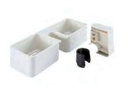 Boîte portable pour ustensiles de douche - blanc - Deu-Waves