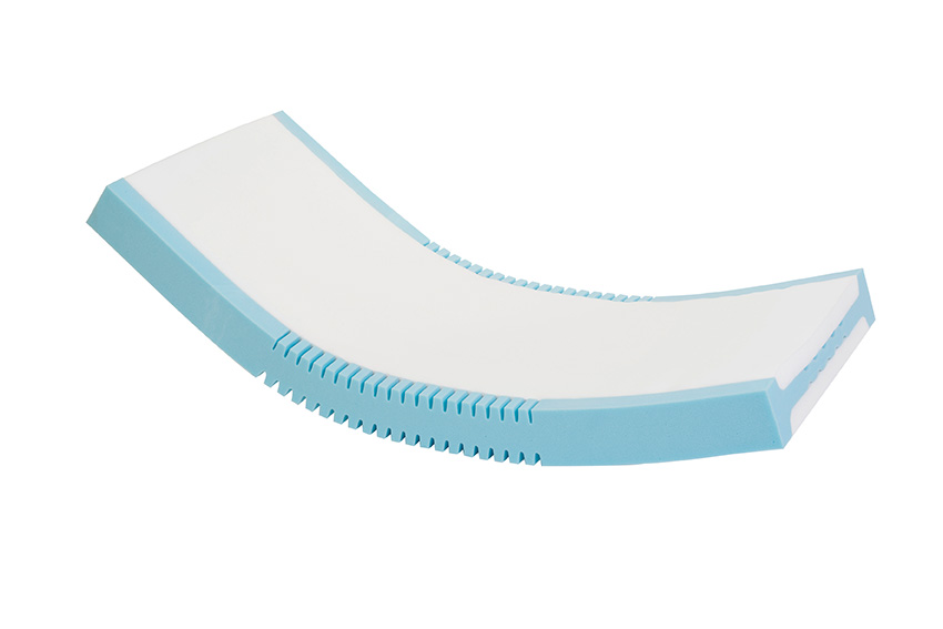 Matelas à prévention d'escarre - Rotamat 16 - en mousse visco-élastique - 198x88x15cm - Risque d'escarres moyen