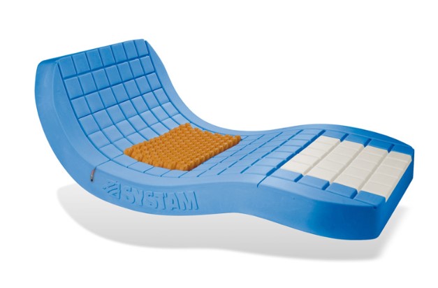 Matelas à prévention d'escarre - Viscoflex Air - en mousse visco-élastique - 88x199x14.5cm - Risque d'escarres élevé