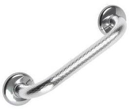Barre d'appui droite - CNS A10.4 - acier inox - Longueur 459mm - grip