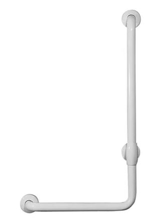 Barre d'appui coudée - Deu-Wave - 400x700mm - droit - blanc