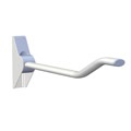 Barre relevable - Loire - Wave 80 - Aluminium - Longueur 90cm - blanc - sans pied
