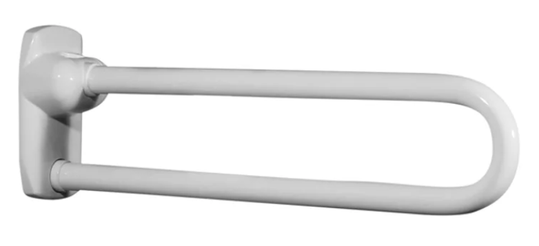 Barre relevable - Deu-Wave - acier - Longueur 85cm - noir D1 - sans pied - pivotable - lisse