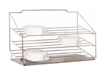 Etagère porte bassins - capacité 9 bassins - 930x5 - Lave bassin