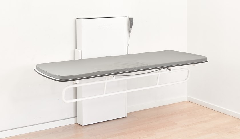 Wickeltisch - Vario - Höhe einstellbar - Montage Wand - Länge 180cm