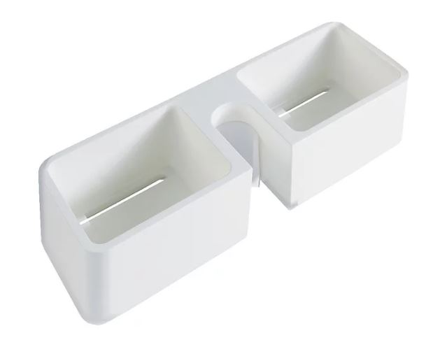 Boîte portable pour ustensiles de douche - blanc - Deu-Waves