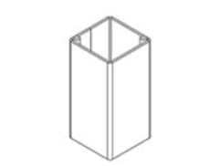Extension de hauteur - 10 cm - 2 pièces - table d'ergothérapie