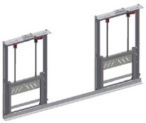 Cuisine à hauteur variable - Ropox VertiElectric - électrique - Largeur 180cm