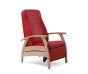 Fauteuil - Relax 23-63 1/S - cat. A - avec accoudoirs - dossier haut - rouge