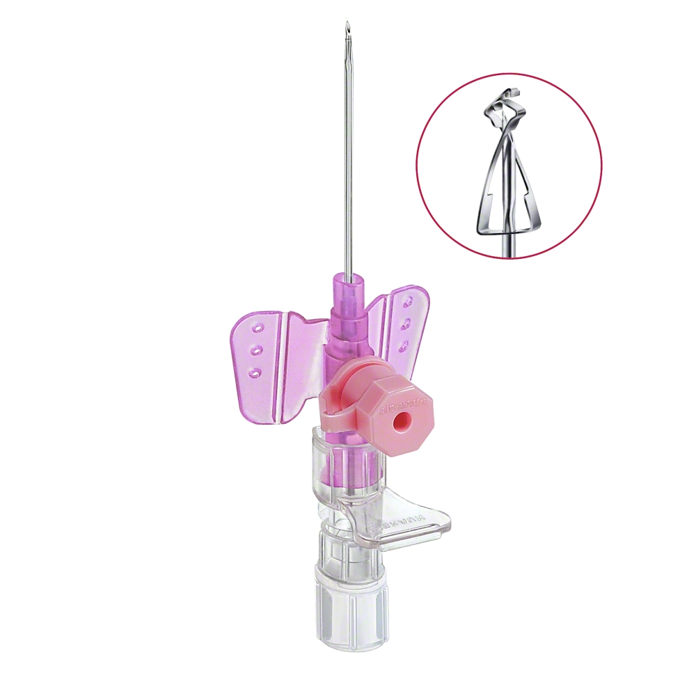 Cathéter - Vasofix Safety  - avec site d'injection - vert - 33mm - G18