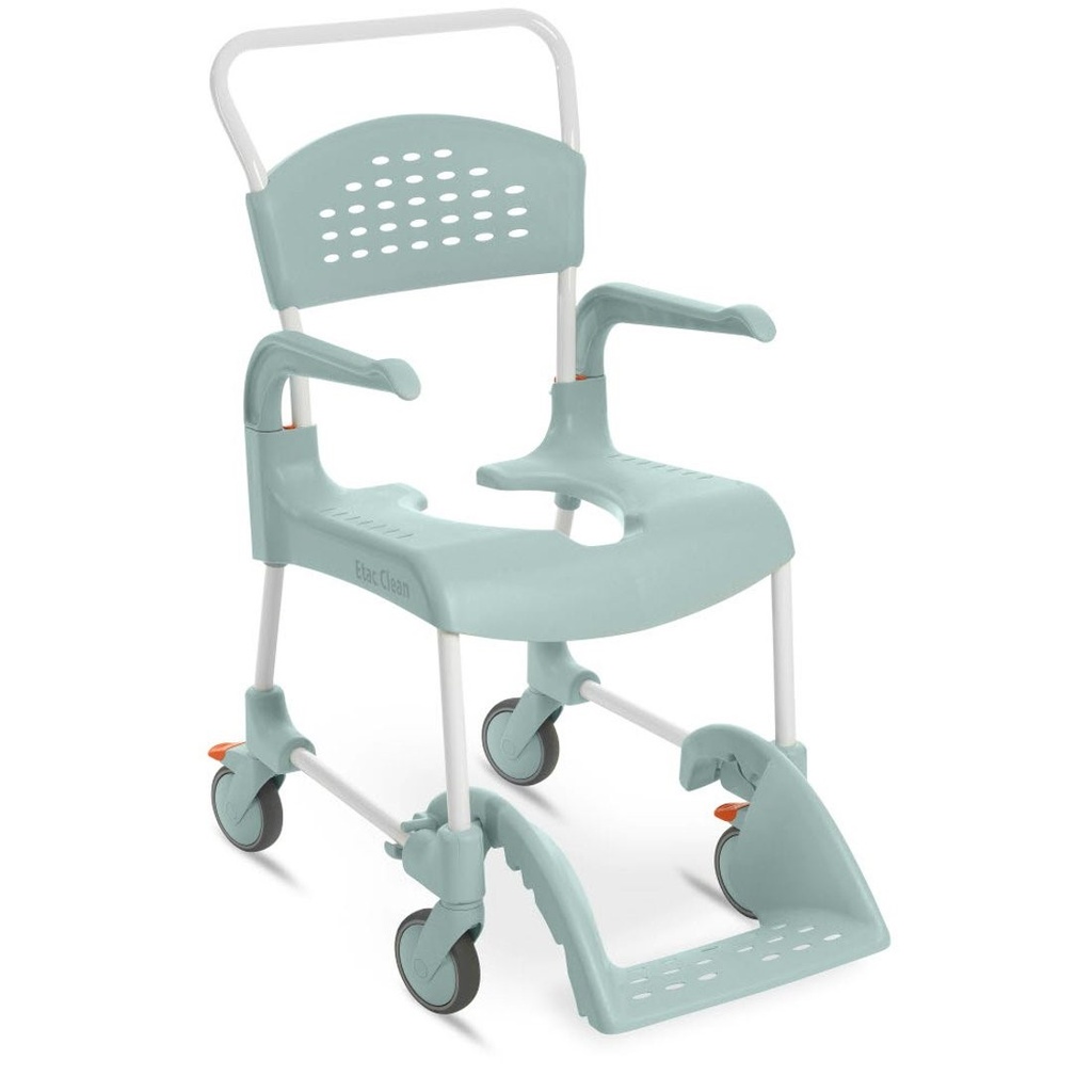 Sedia per doccia/WC CLEAN altezza 60cm - colore verde Lagoon