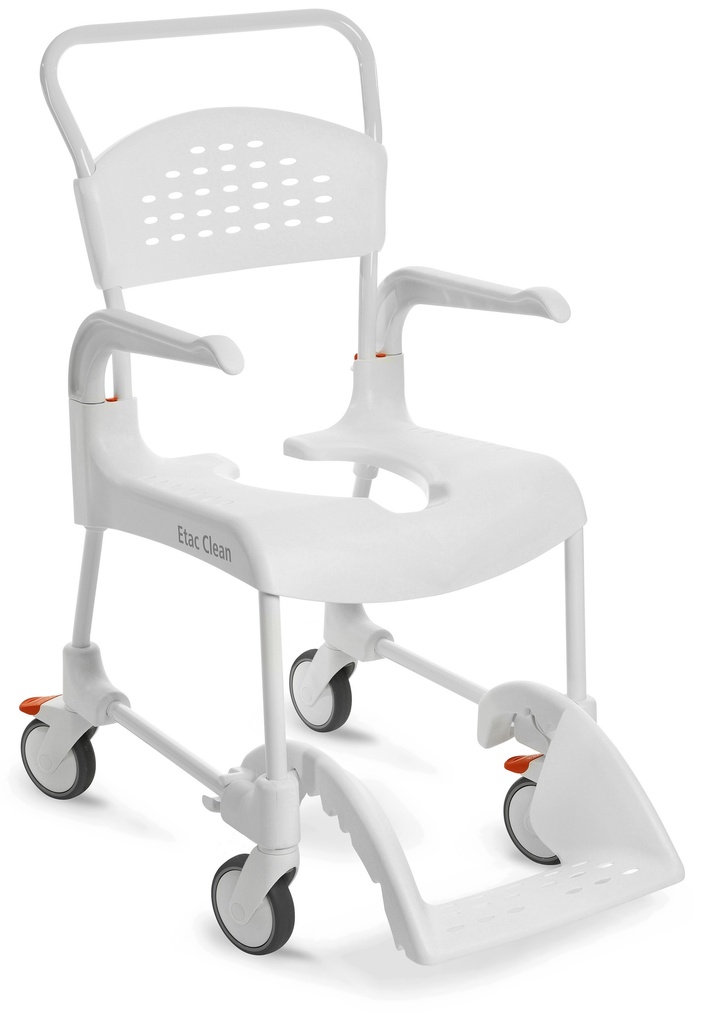 Chaise de douche-toilette CLEAN hauteur 60cm - couleur blanc