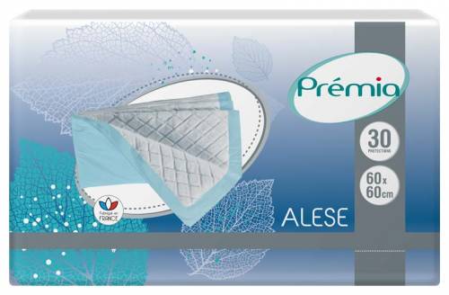 [1154.AA.05] Alèse - Prémia - 60x60cm - Utilisation à usage unique - 30 pièces