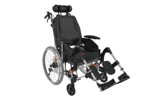 [1349.AA.14] Fauteuil roulant confort - Icon 120 - 56cm - avec FTP - dossier inclinable - 24" - blanc - Poids max. 180kg