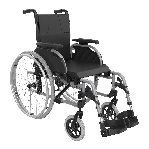 [1351.AA.03] Fauteuil roulant standard - Icon 40 - Aluminium - Largeur d'assise 37.5cm - avec FTP - dossier fixe - 24" - champagne - Poids max. 140kg