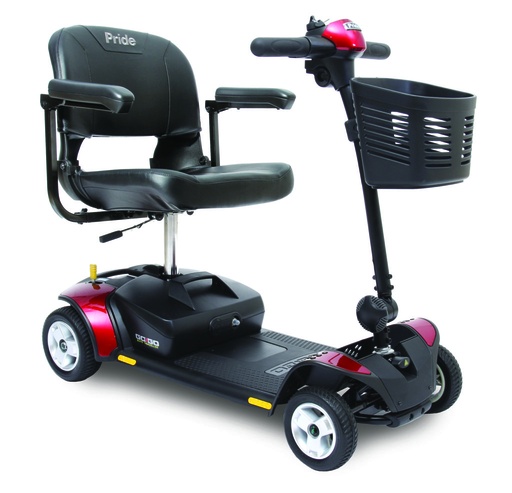 [1354.AA.04] Scooter électrique - Gogo Elite Traveller - 4 roues - 6km/h - rouge - Poids max. 136kg