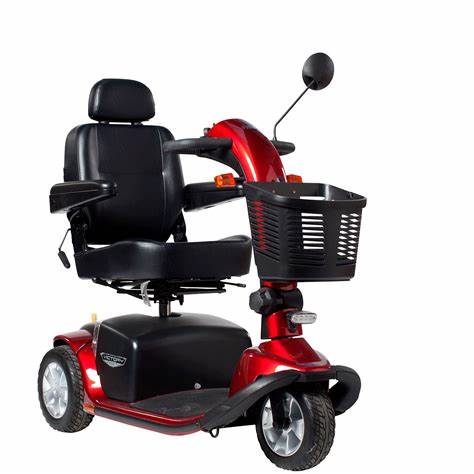 [1354.AA.19] Scooter électrique - Victory 10 DX - 3 roues - 10km/h - rouge - Poids max. 158kg