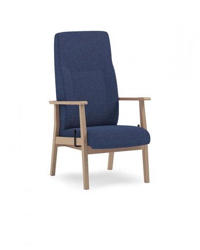 [1133.AA.14] Fauteuil - Swing 16-66/1RG - cat. A - avec accoudoirs - dossier haut - couleur de bois code 01