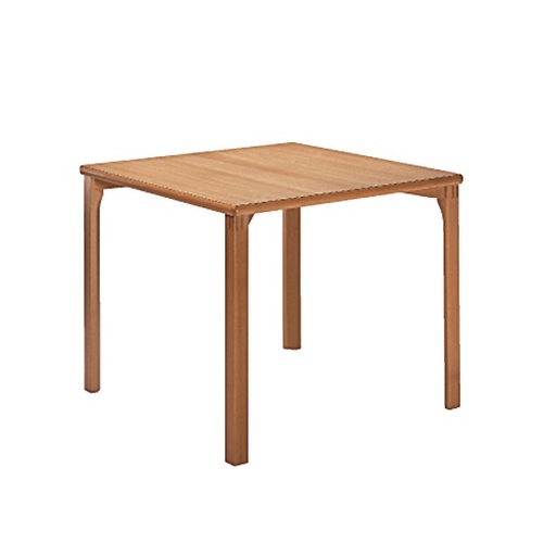 [1136.AA.03] Table - 4 pieds - Longueur 80cm - Largeur 80cm - Hauteur 74cm - bois - hêtre - carré